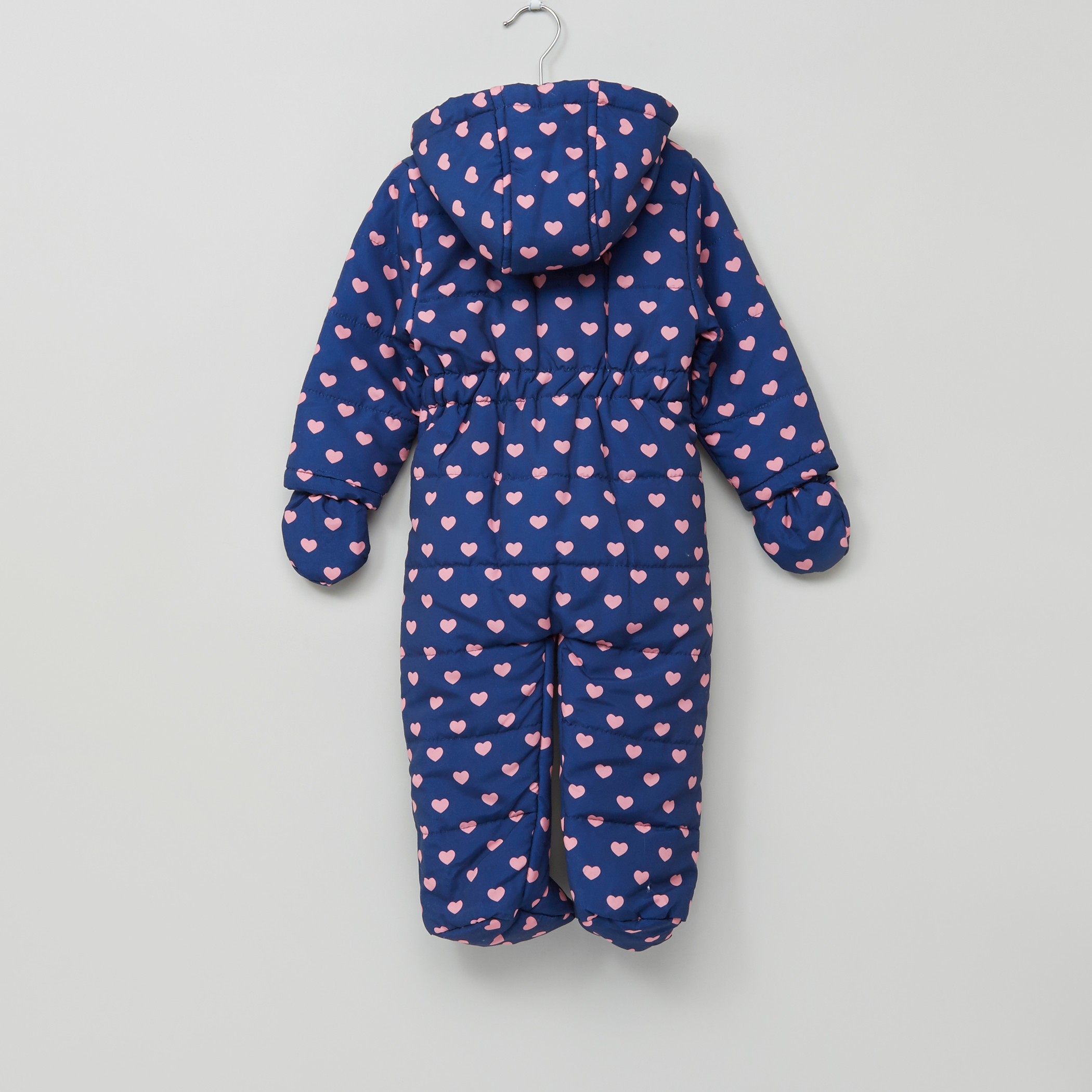 Juniors Quilted Long Sleeves Romper-baby-girls-clothing-rompers-image-3