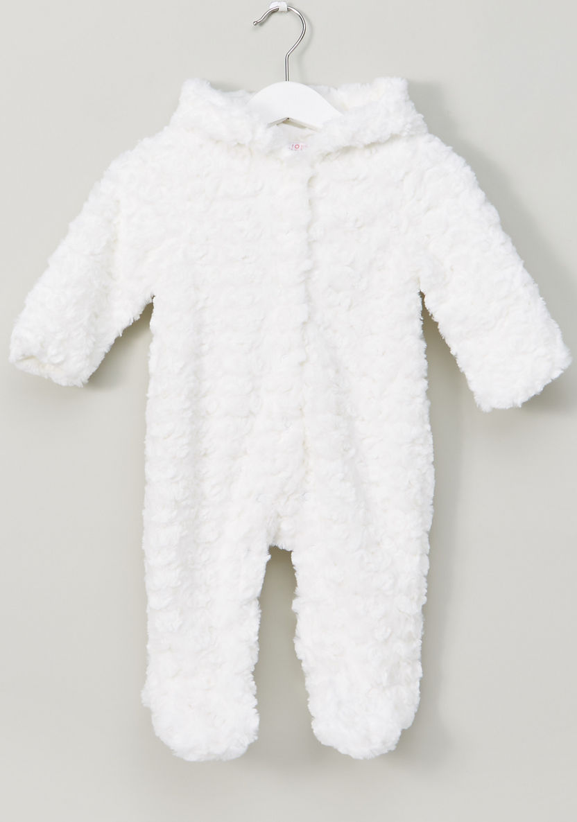 Juniors Plush Detail Closed Feet Sleepsuit-Rompers%2C Dungarees and Jumpsuits-image-0