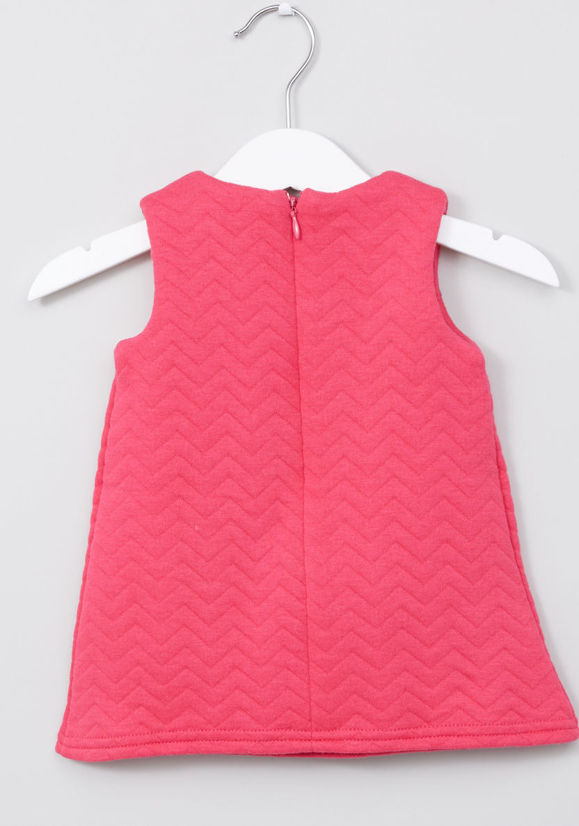 Juniors Quilted Pinafore Dress with Pockets-Dresses%2C Gowns and Frocks-image-2
