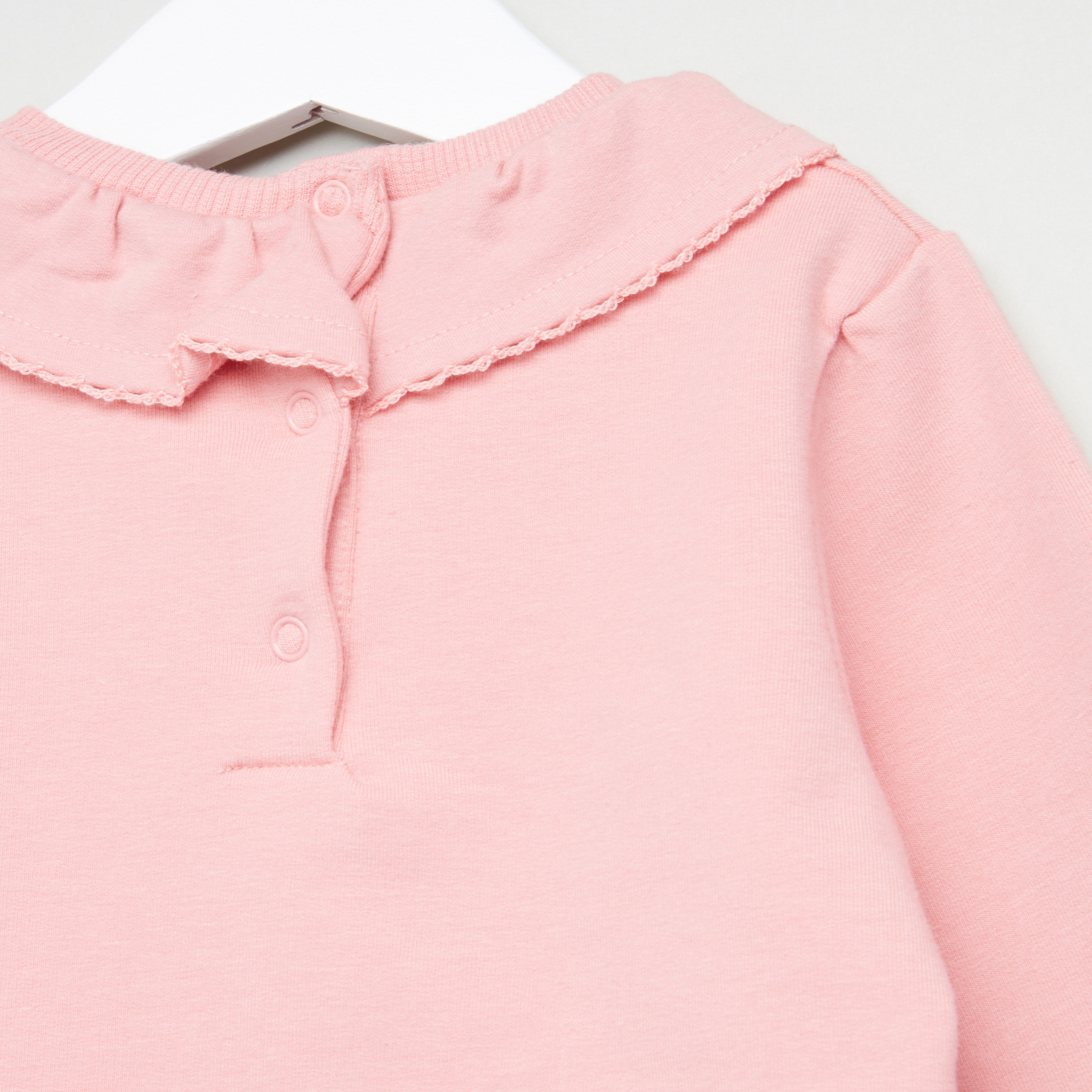 Juniors Printed Ruffle Detail Sweat Top-baby-girls-clothing-jumpersandcardigans-image-4