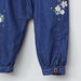 Juniors Embroidered Denim Pants with Elasticised Waistband-Jeans-thumbnail-1
