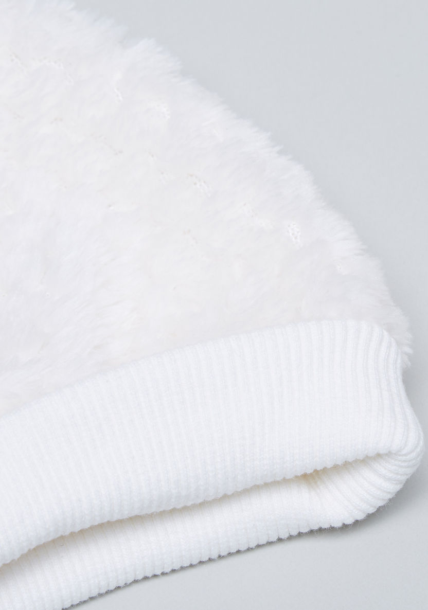 Juniors Textured Fur Bonnet-Caps-image-2