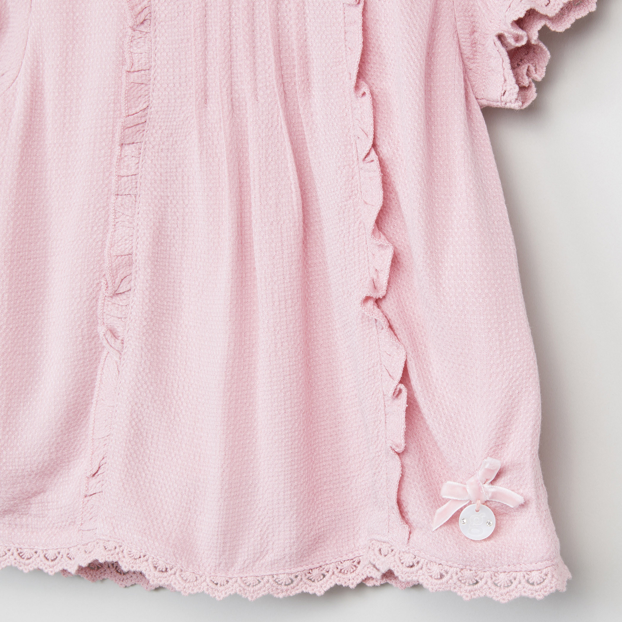 Giggles Textured Lace Detail Top-baby-girls-clothing-blousesandshirts-image-2
