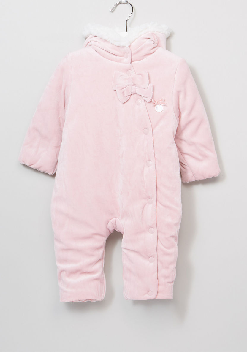 Giggles Textured Long Sleeves Coverall-Rompers%2C Dungarees and Jumpsuits-image-0