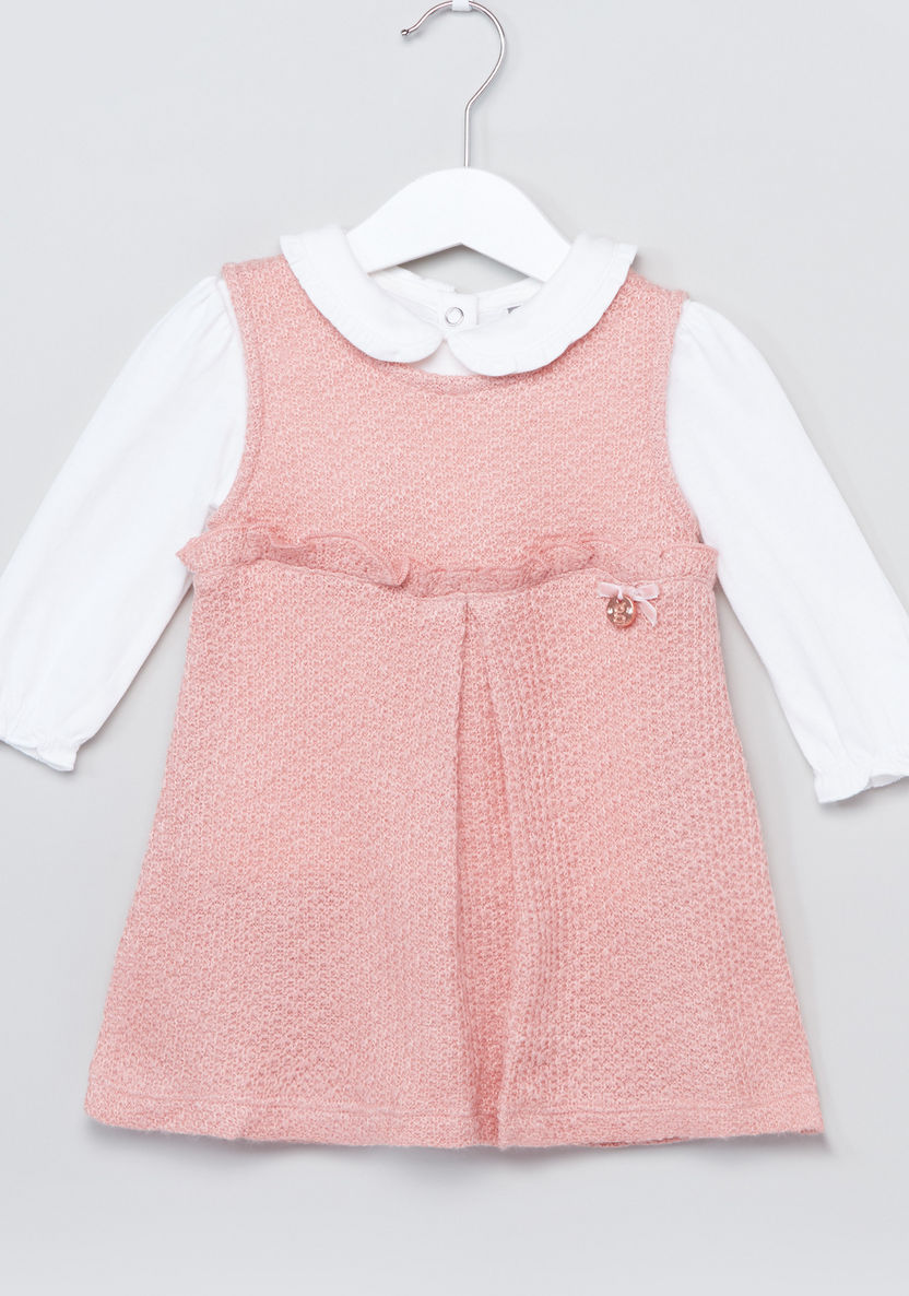 Giggles Pinafore with Long Sleeves Top-Clothes Sets-image-0