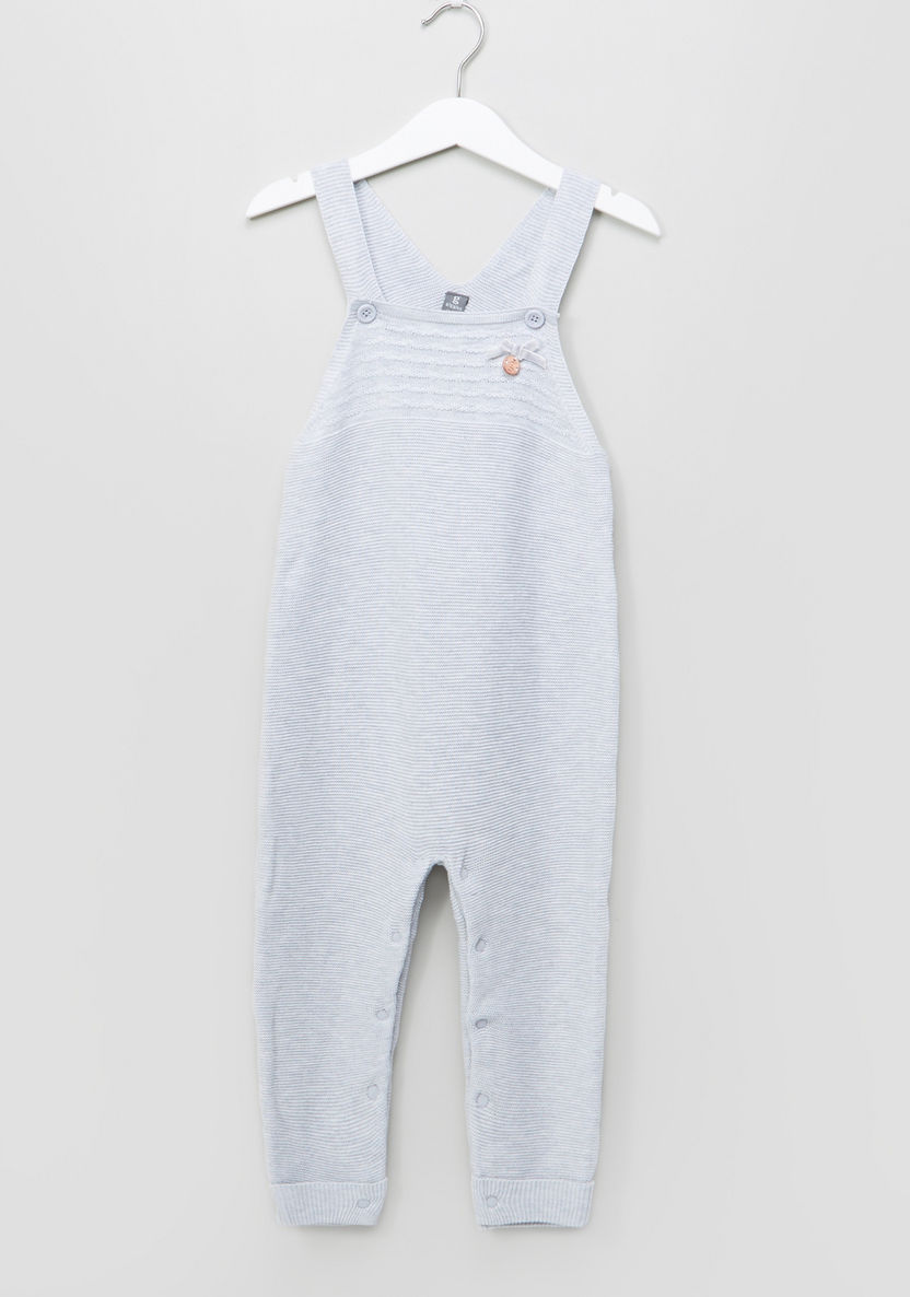 Giggles Textured Dungarees-Rompers%2C Dungarees and Jumpsuits-image-0
