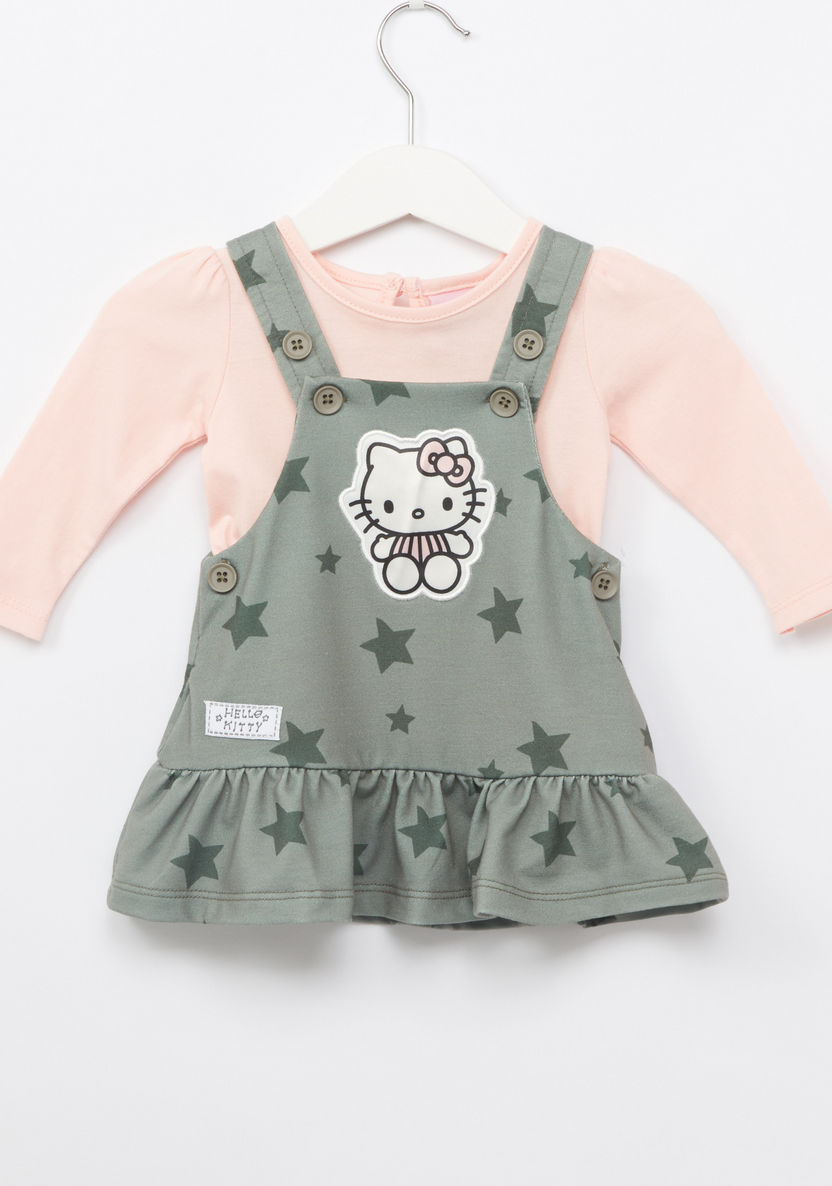 Hello Kitty Camo Pinny and T-shirt Set - 2 Piece-Clothes Sets-image-0
