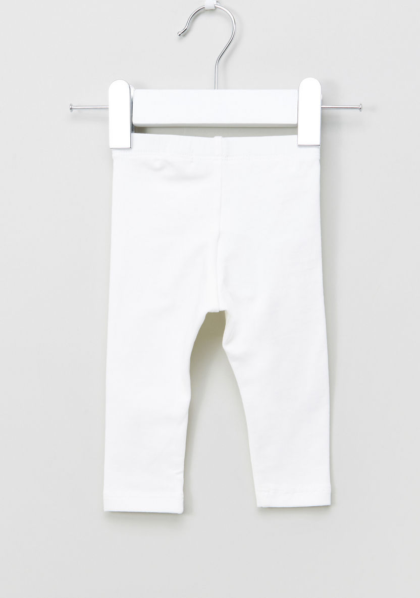 Juniors Applique Detail Dress with Leggings-Clothes Sets-image-5