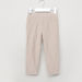 Juniors Ribbed Pants with Elasticised Waistband and Pocket Detail-Pants-thumbnail-0
