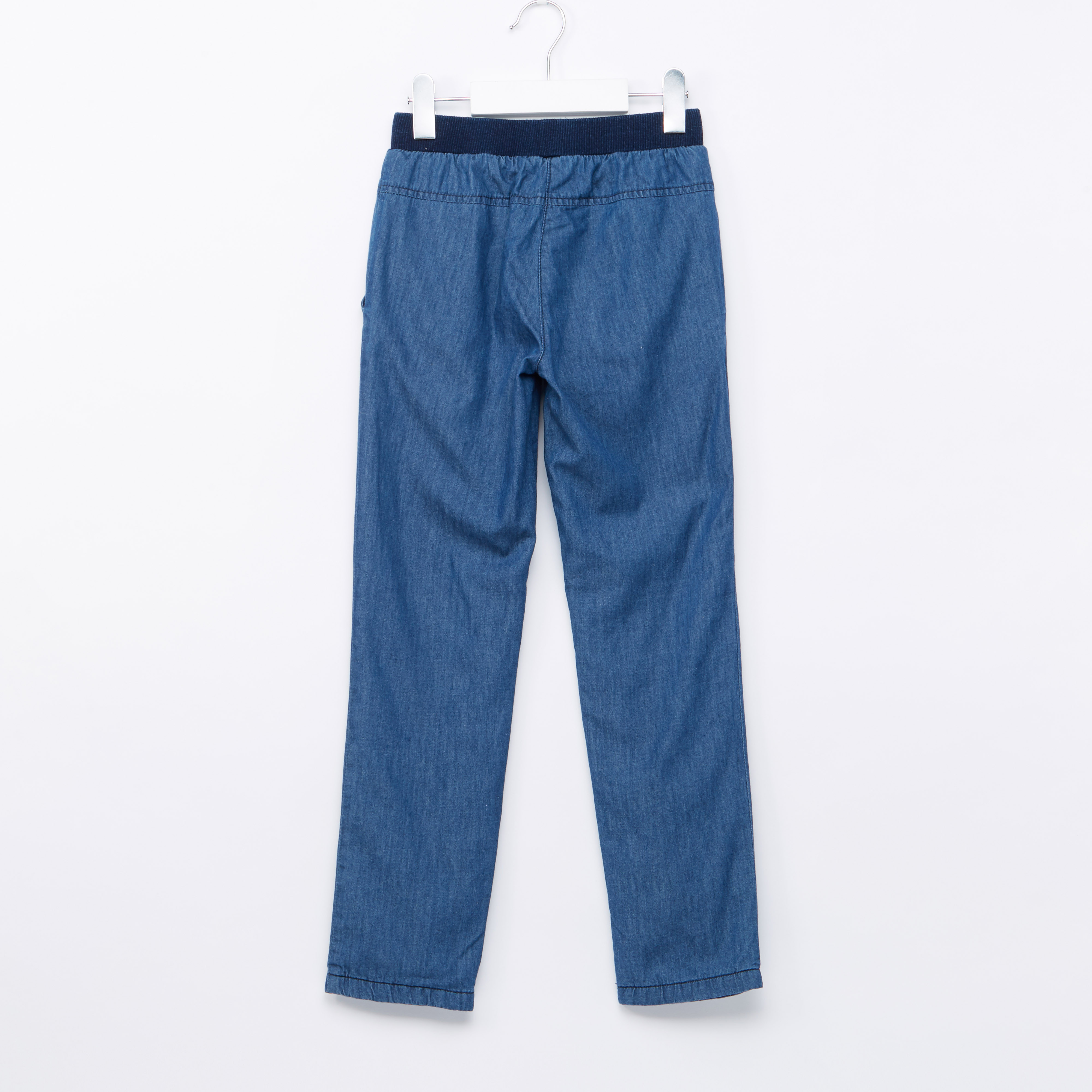 Juniors Textured Pants with Pocket Detail-baby-girls-clothing-bottoms-trousers-image-3