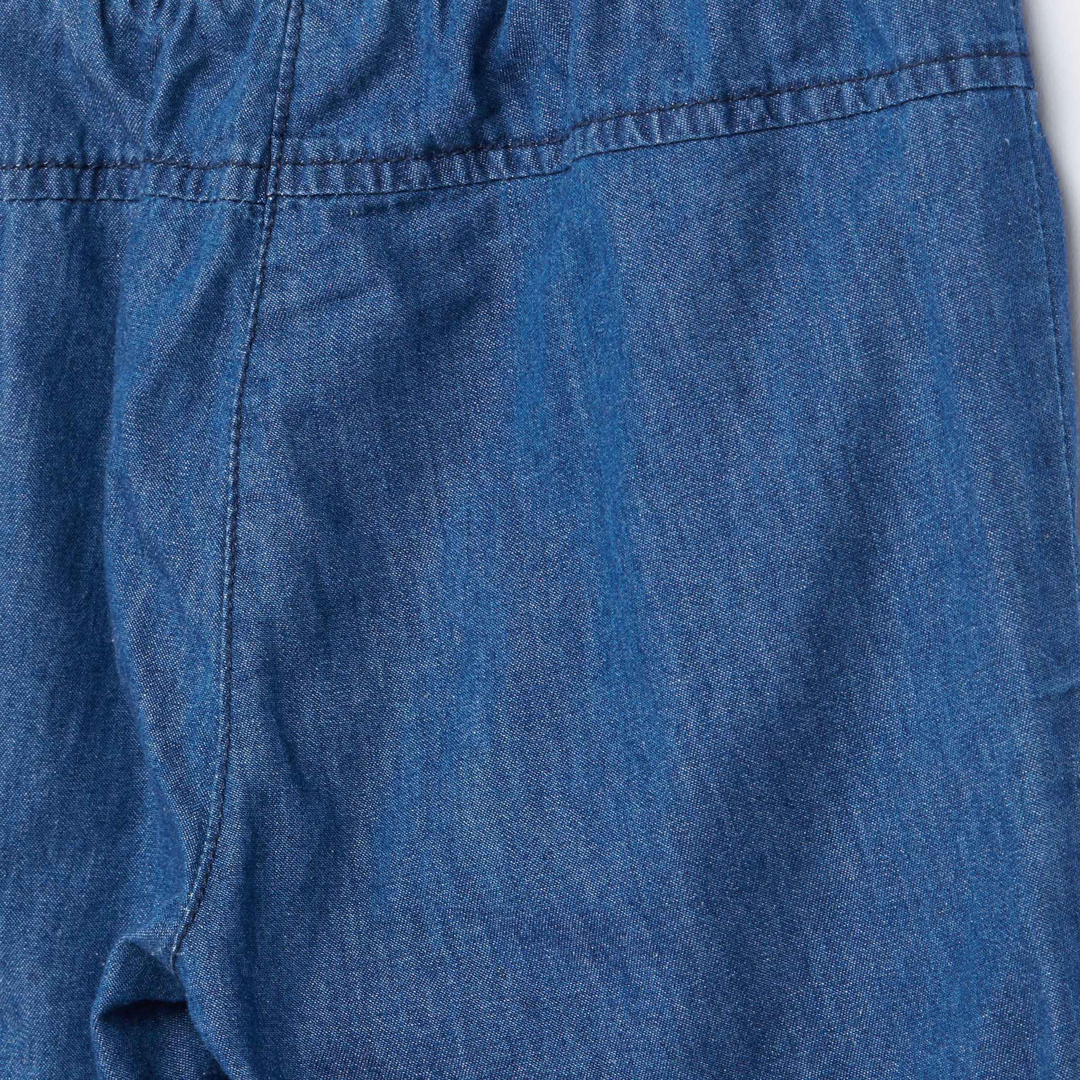 Juniors Textured Pants with Pocket Detail-baby-girls-clothing-bottoms-trousers-image-4