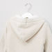 Juniors Hooded Cardigan with Long Sleeves and Plush Lining-Sweaters and Cardigans-thumbnail-4