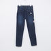 Juniors Embroidered Jeans with Pocket Detail and Button Closure-Jeans-thumbnail-2