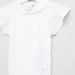 Eligo Schiffli Detail Cap Sleeves T-shirt-T Shirts-thumbnail-1