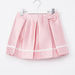 Eligo Pleated Skirt with Bow Detail and Zip Closure-Skirts-thumbnail-0