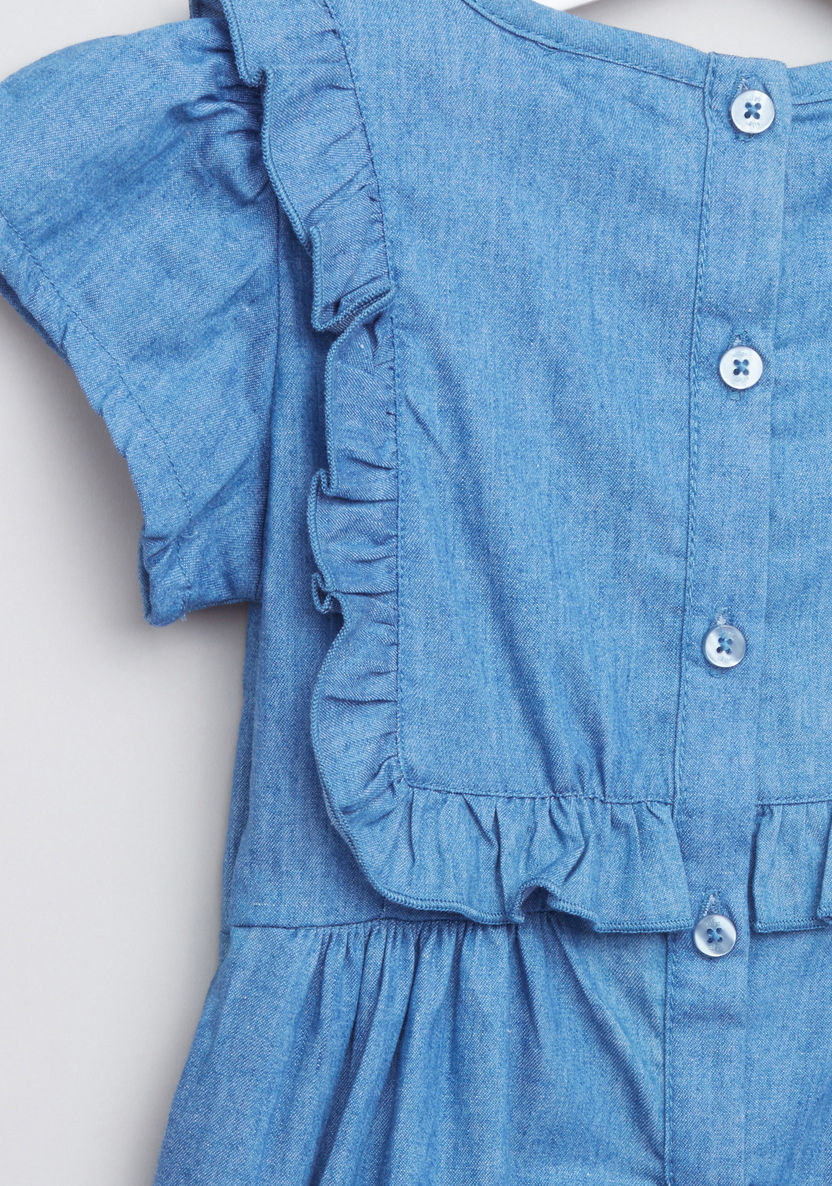 Eligo Ruffle Detail Playsuit-Rompers%2C Dungarees and Jumpsuits-image-3