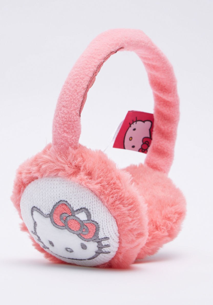 Hello Kitty Plush Earmuffs with Scarf-Scarves-image-2