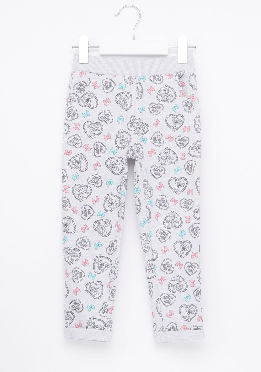 Duck Tales Printed Jog Pants with Elasticised Waistband-Joggers-image-0