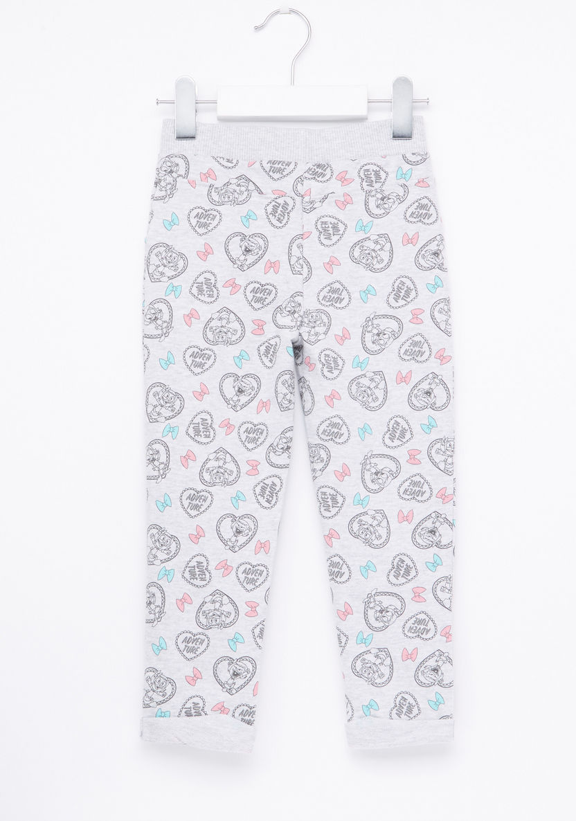 Duck Tales Printed Jog Pants with Elasticised Waistband-Joggers-image-2