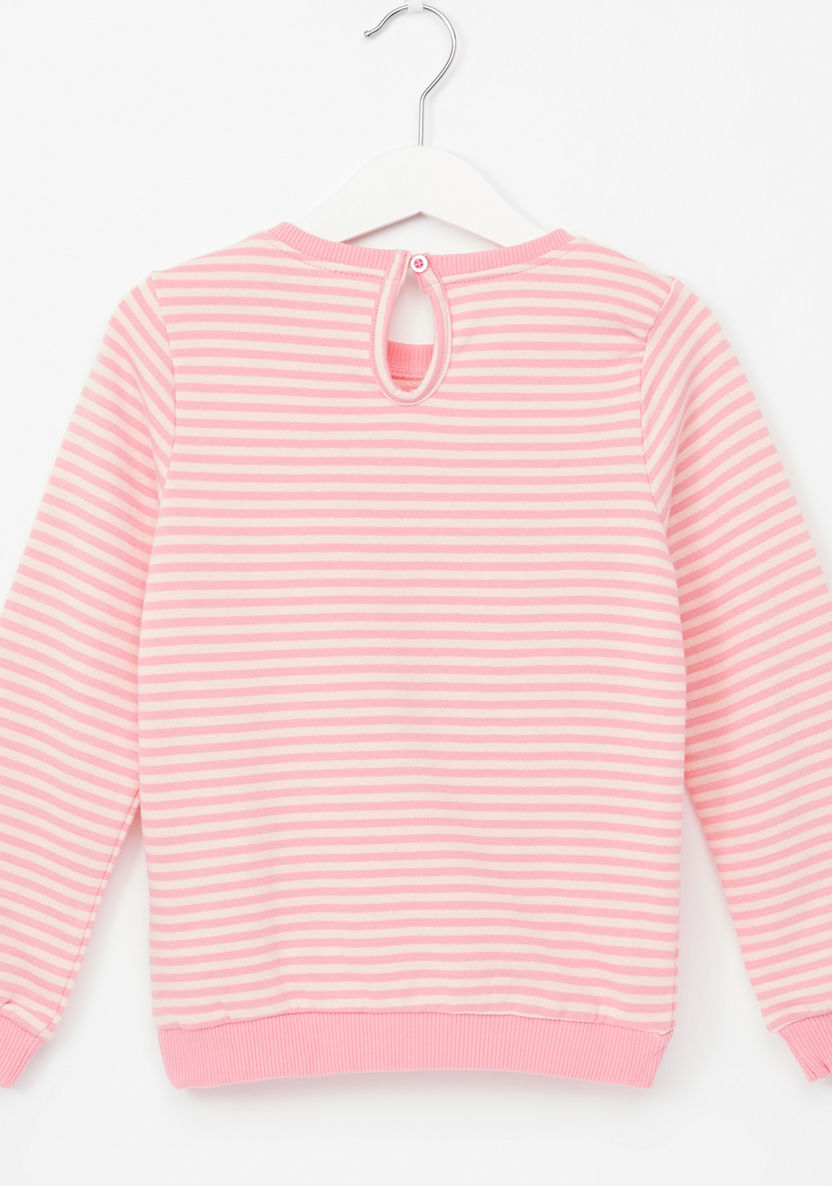 Duck Tales Striped Long Sleeves Sweatshirt-Sweaters and Cardigans-image-2