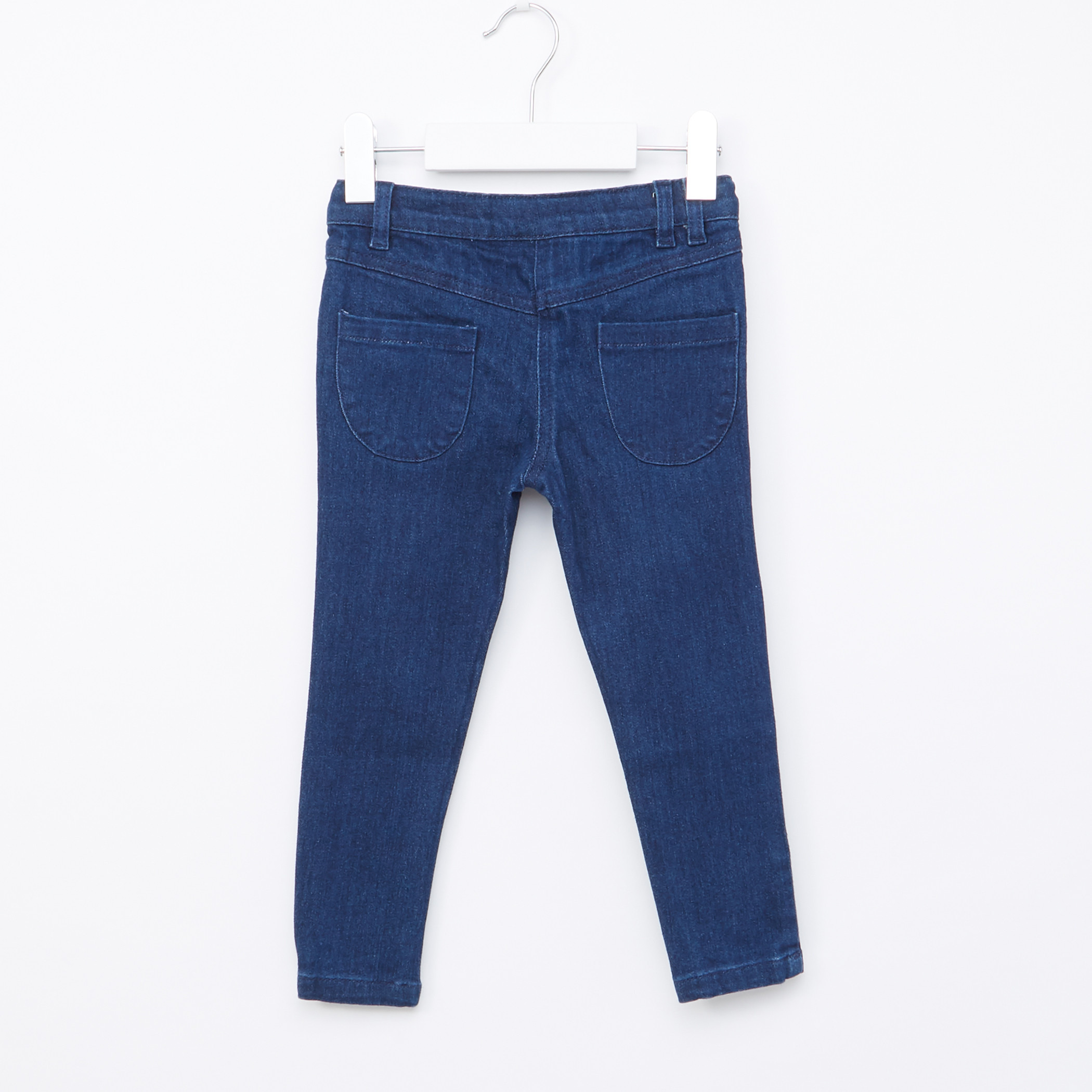 Shimmer and Shine Applique Detail Jeans with Button Closure-baby-girls-clothing-bottoms-jeans-image-3