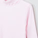 Juniors Ribbed Turtleneck Long Sleeves T-shirt-T Shirts-thumbnail-1