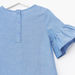 Juniors Short Sleeve Frill Detail Top-Blouses-thumbnail-3