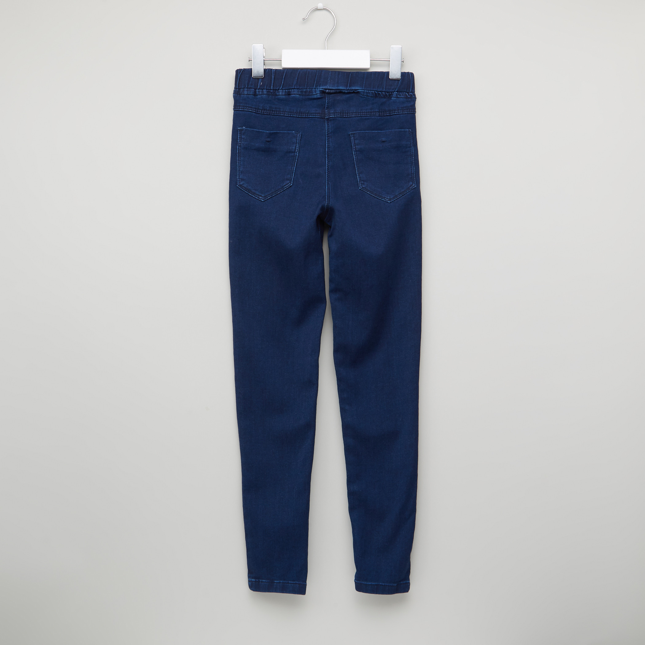 بنطال طويل بقصّة ضيّقة وخصر مطّاطي من جونيورز-girls-clothing-bottoms-jeansandjeggings-image-6