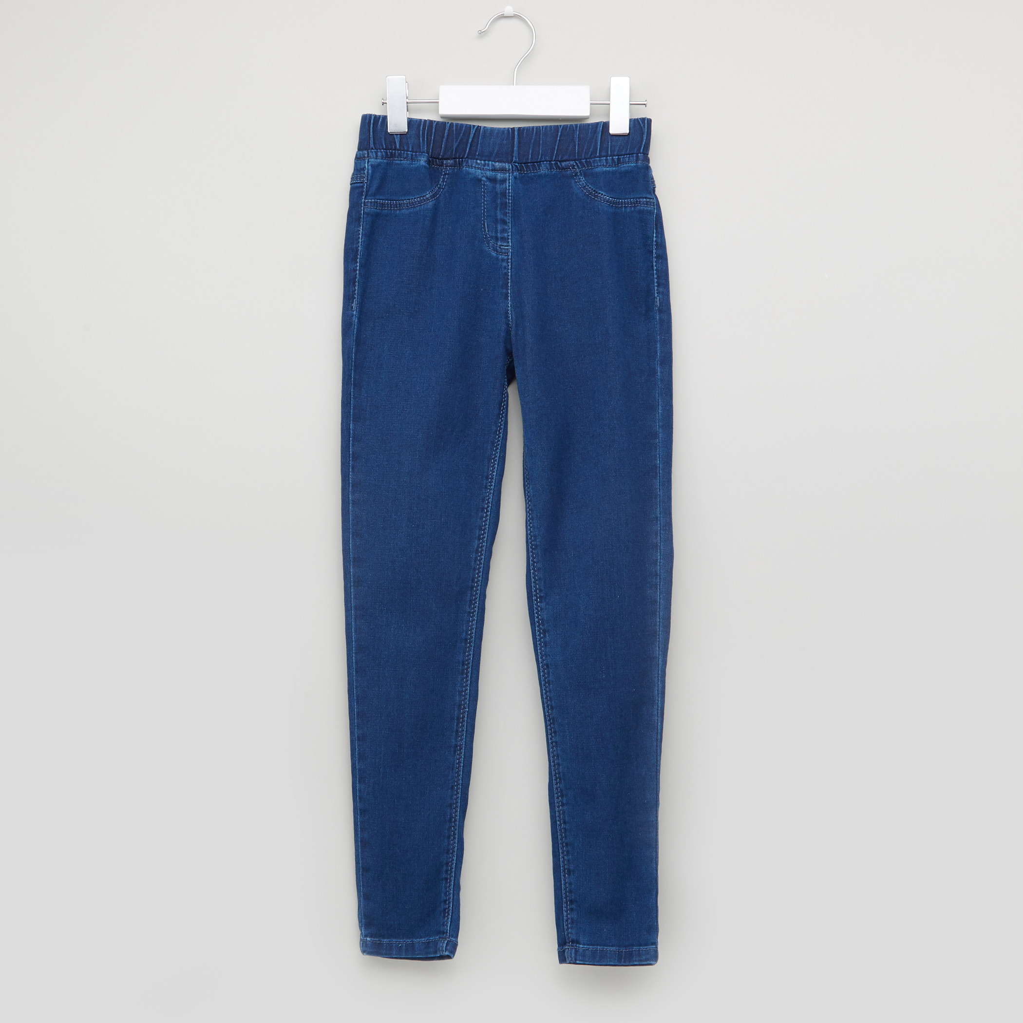 بنطال طويل بقصّة ضيّقة وخصر مطّاطي من جونيورز-girls-clothing-bottoms-jeansandjeggings-image-7