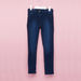 Juniors Full Length Jeans with Pocket Detail and Button Closure-Jeans and Jeggings-thumbnail-0