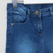 Juniors Full Length Faded Jeans with Button Closure-Jeans and Jeggings-thumbnail-1