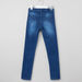 Juniors Full Length Faded Jeans with Button Closure-Jeans and Jeggings-thumbnail-2