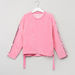 Juniors Sequin Tape Velour Sweat Top-Sweaters and Cardigans-thumbnail-0