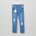 Juniors Distressed Jeans with Pocket Detail and Button Closure-Jeans and Jeggings-thumbnail-0
