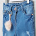 Juniors Distressed Jeans with Pocket Detail and Button Closure-Jeans and Jeggings-thumbnail-1