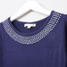 Juniors Knit Dress with Neck Embellish-Dresses%2C Gowns and Frocks-thumbnail-1