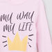 Juniors My Way My Life Crown Printed Top-Sweaters and Cardigans-thumbnail-1