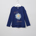 Juniors Be Free Flower Printed Top-Sweaters and Cardigans-thumbnail-0
