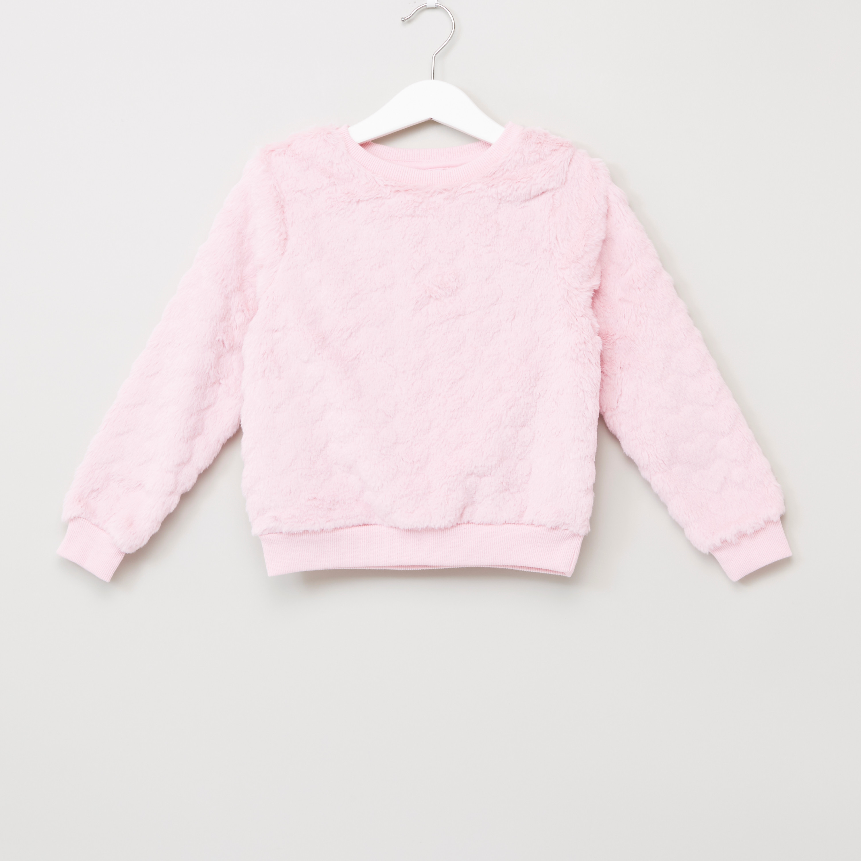 Plush Long Sleeves Sweatshirt-girls-clothing-blousesandshirts-image-1