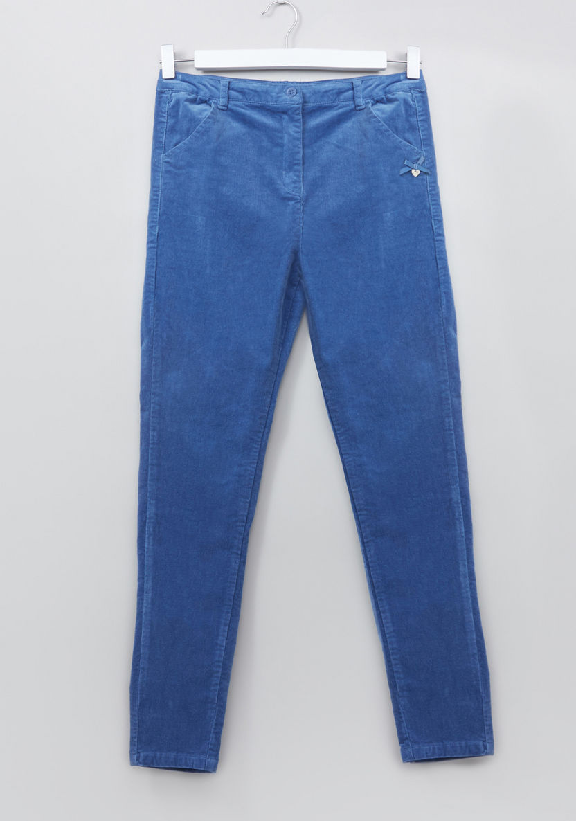 Eligo Textured Pants with Pocket Detail-Pants-image-0