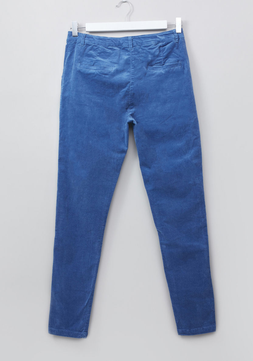 Eligo Textured Pants with Pocket Detail-Pants-image-2