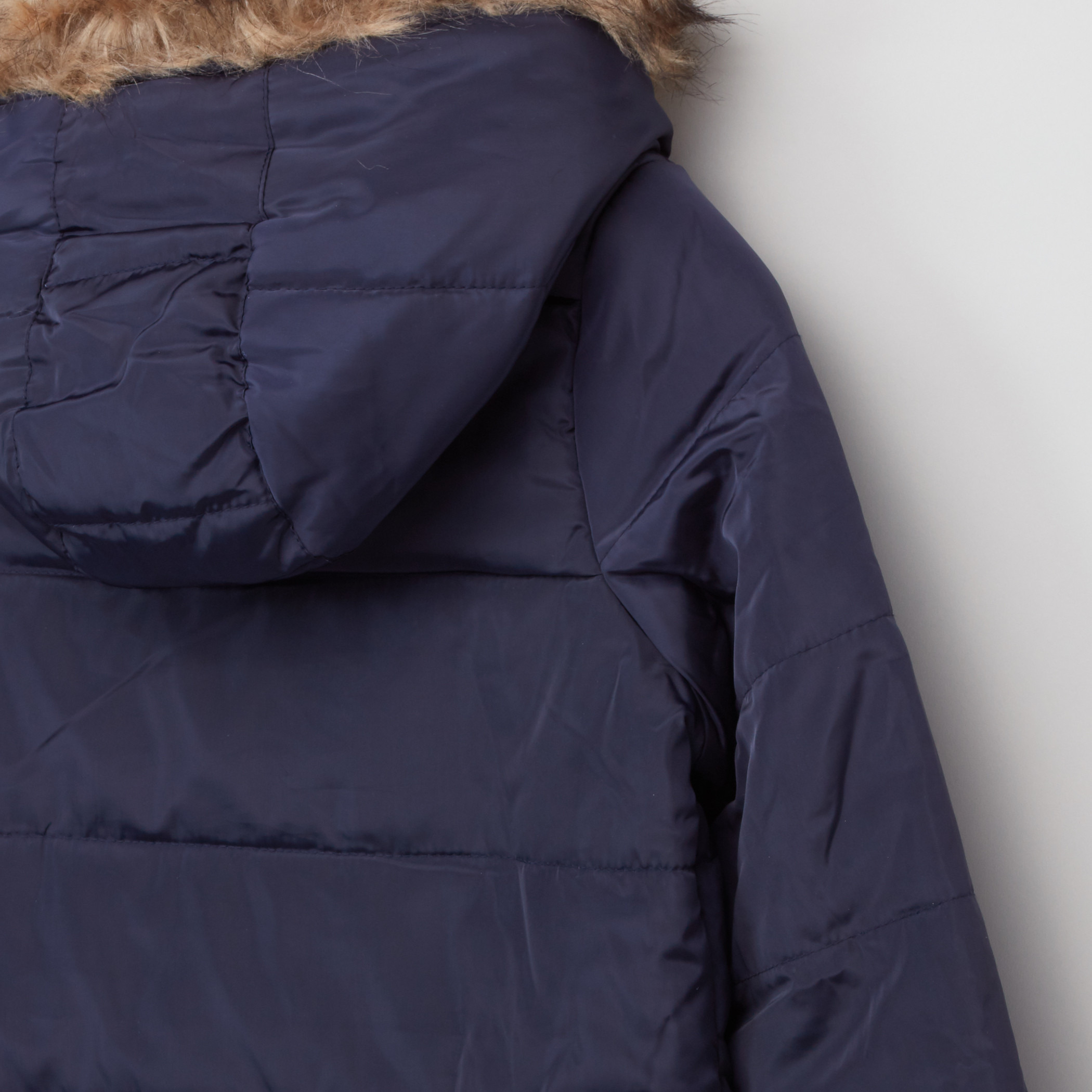 Posh Padded Long Sleeves Longline Jacket-girls-clothing-winterwear-jacketsandcoats-image-4
