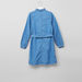 Posh Ruffle Detail Denim Dress-Dresses%2C Gowns and Frocks-thumbnail-2