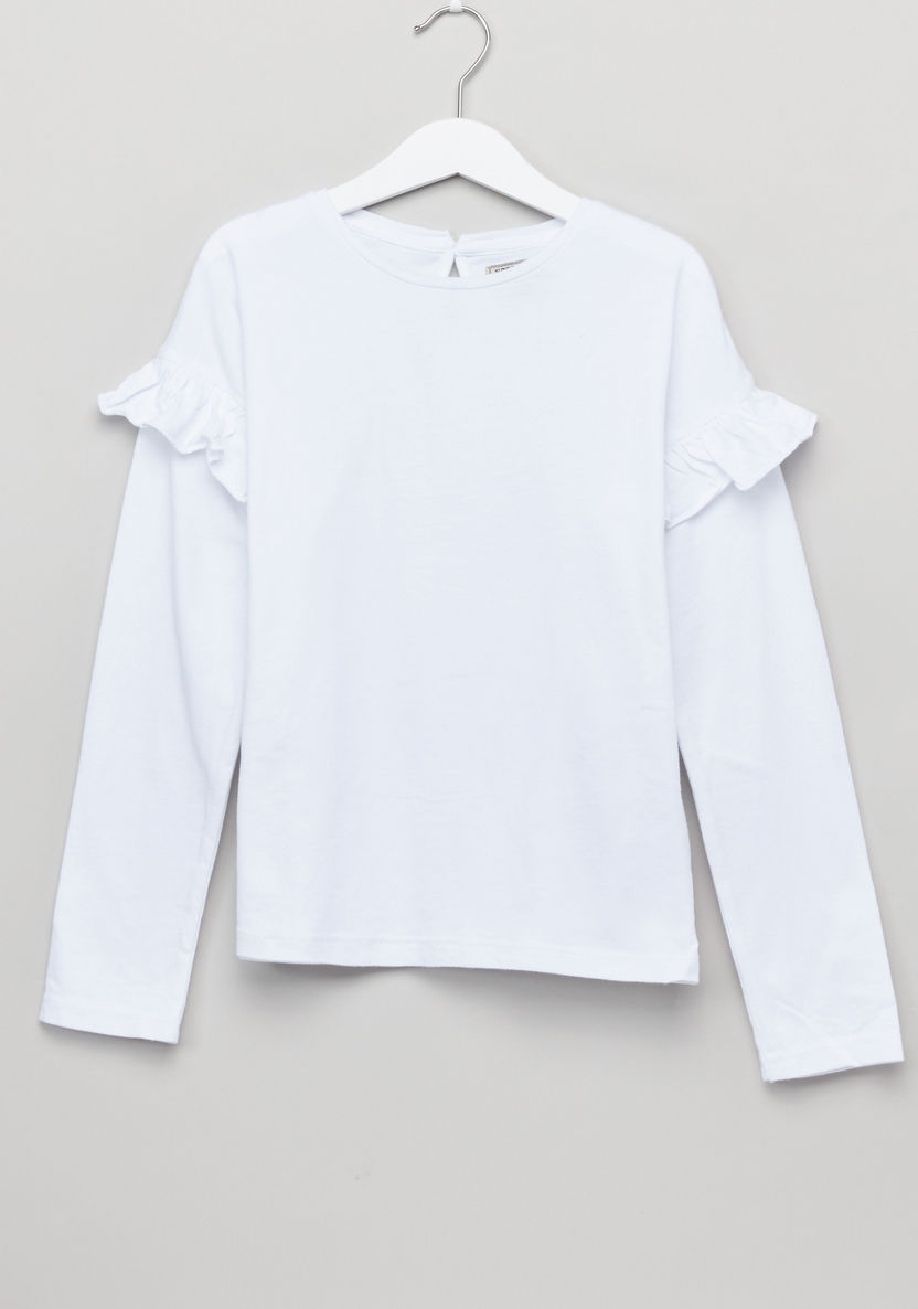 Posh Cord Pinny & T-shirt Set-Clothes Sets-image-1