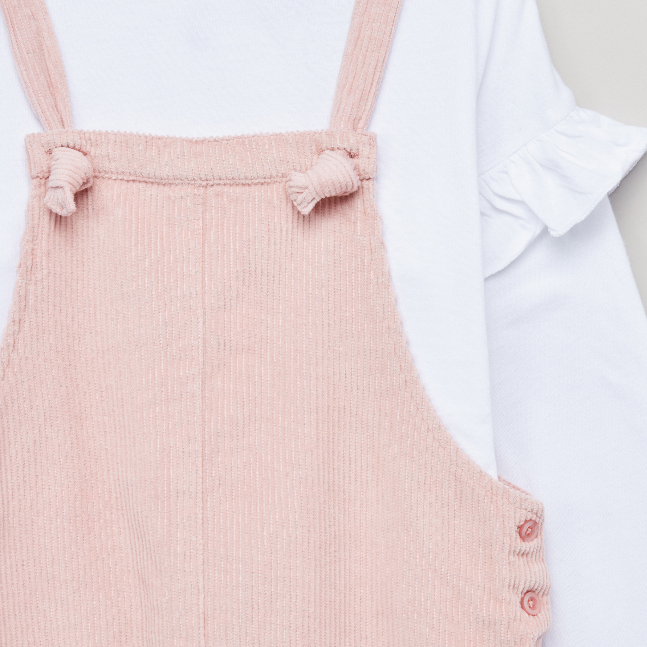 Posh Cord Pinny & T-Shirt Set-girls-clothing-setsandcoords-image-3