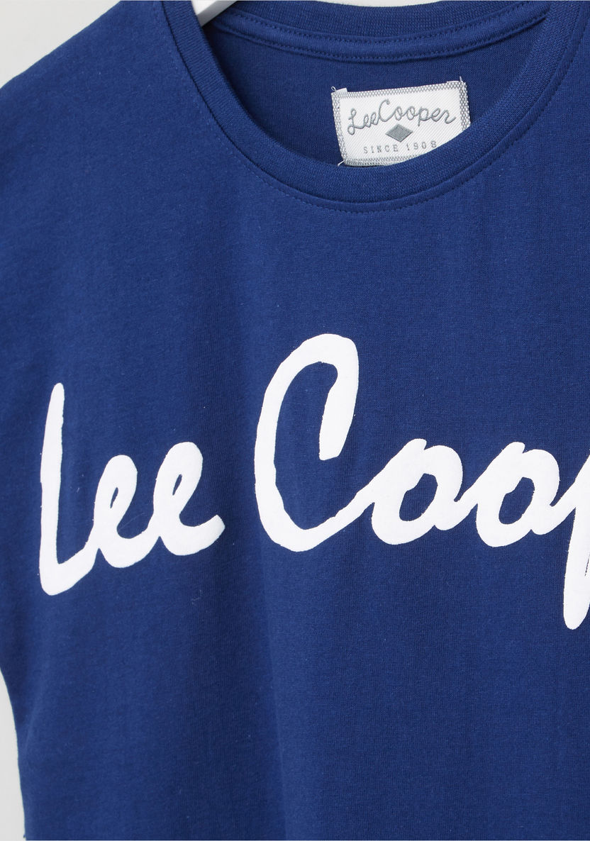 Lee Cooper Printed Short Sleeves T-shirt-T Shirts-image-1