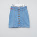 Lee Cooper Denim Skirt with Button Closure-Skirts-thumbnail-0