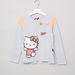 Hello Kitty Printed Pom Pom Detail Long Sleeves Top-Blouses-thumbnail-0