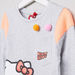 Hello Kitty Printed Pom Pom Detail Long Sleeves Top-Blouses-thumbnail-1