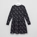 Hello Kitty Printed Face Sweat Dress-Dresses%2C Gowns and Frocks-thumbnail-2
